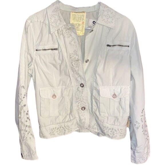 Da-Nang Embroidered Military Style Jacket Size Small - Picture 1 of 8
